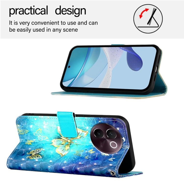 For vivo V30e Global 3D Painting Horizontal Flip Leather Phone Case