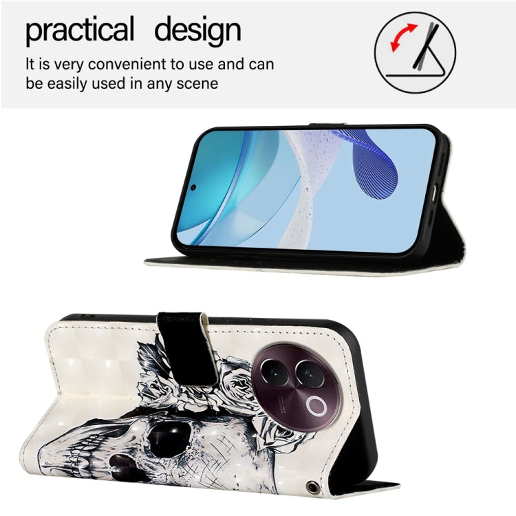 For vivo V30e Global 3D Painting Horizontal Flip Leather Phone Case