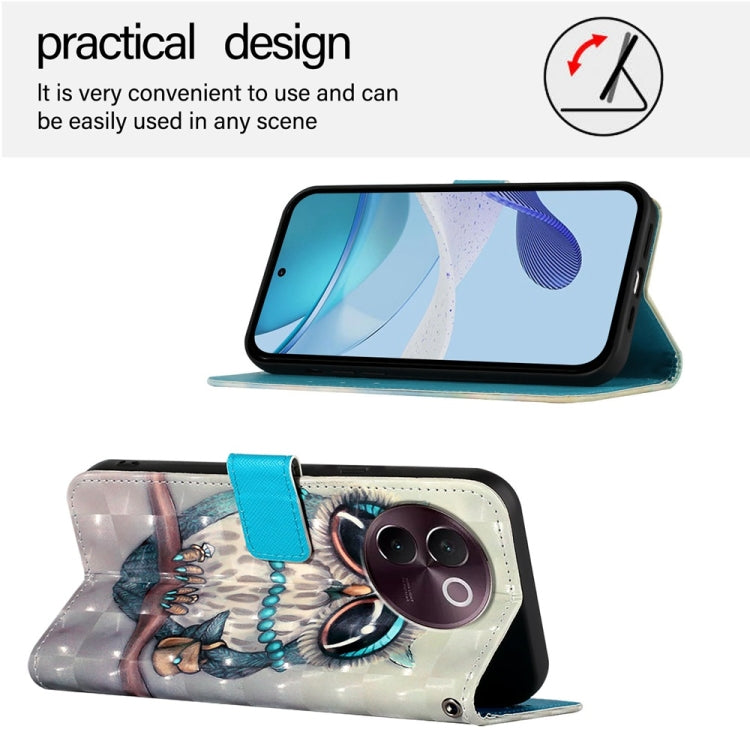 For vivo V30e Global 3D Painting Horizontal Flip Leather Phone Case
