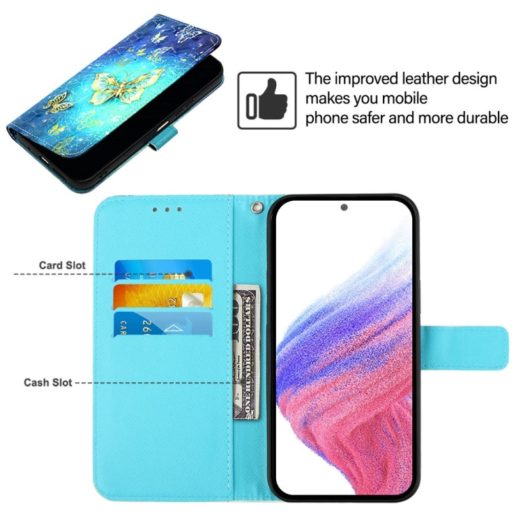 For vivo X100 3D Painting Horizontal Flip Leather Phone Case