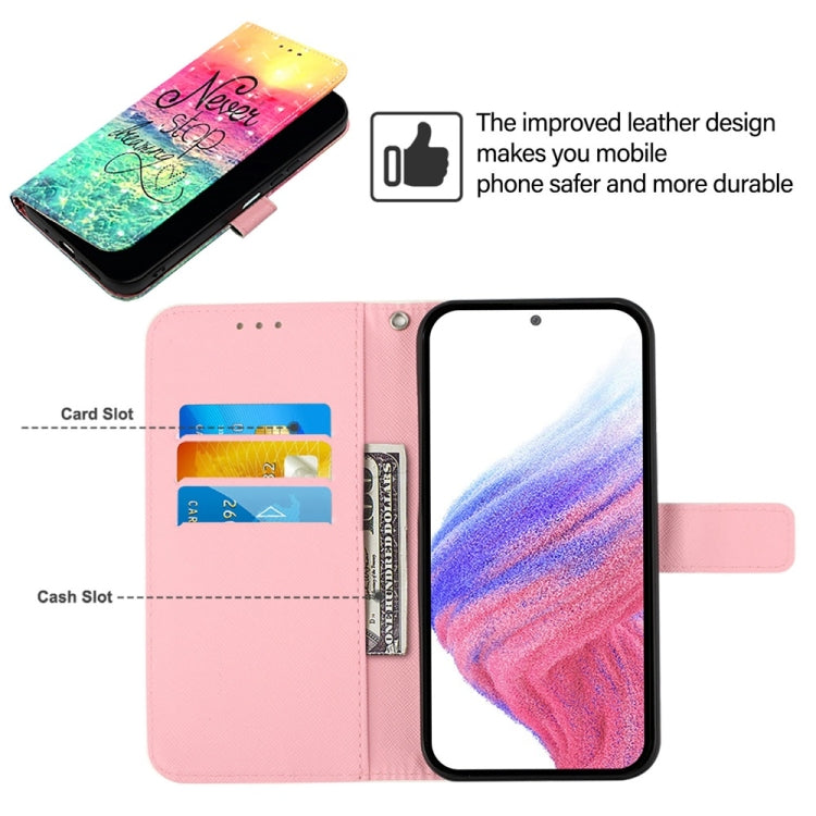 For vivo X100 3D Painting Horizontal Flip Leather Phone Case