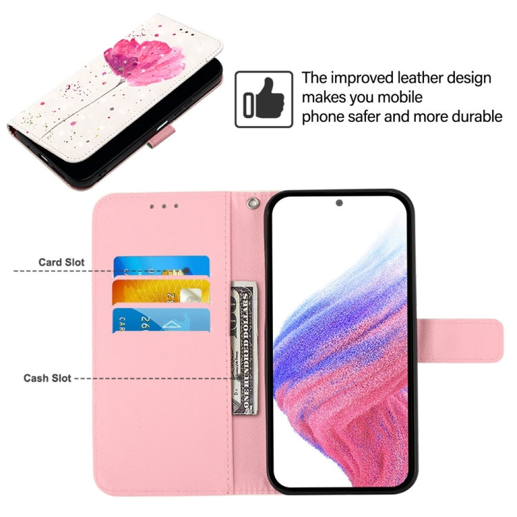 For vivo X100 3D Painting Horizontal Flip Leather Phone Case