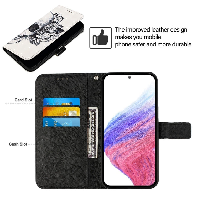 For vivo X100 3D Painting Horizontal Flip Leather Phone Case