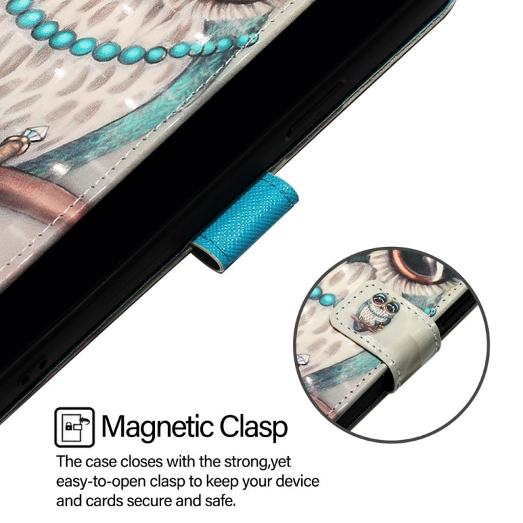 For vivo X100 3D Painting Horizontal Flip Leather Phone Case