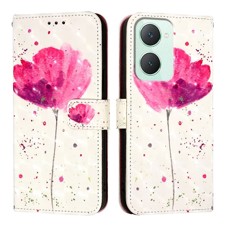 For vivo Y03 Global 3D Painting Horizontal Flip Leather Phone Case