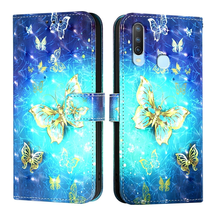 For vivo Y17 / Y15 / Y12 / Y11 3D Painting Horizontal Flip Leather Phone Case