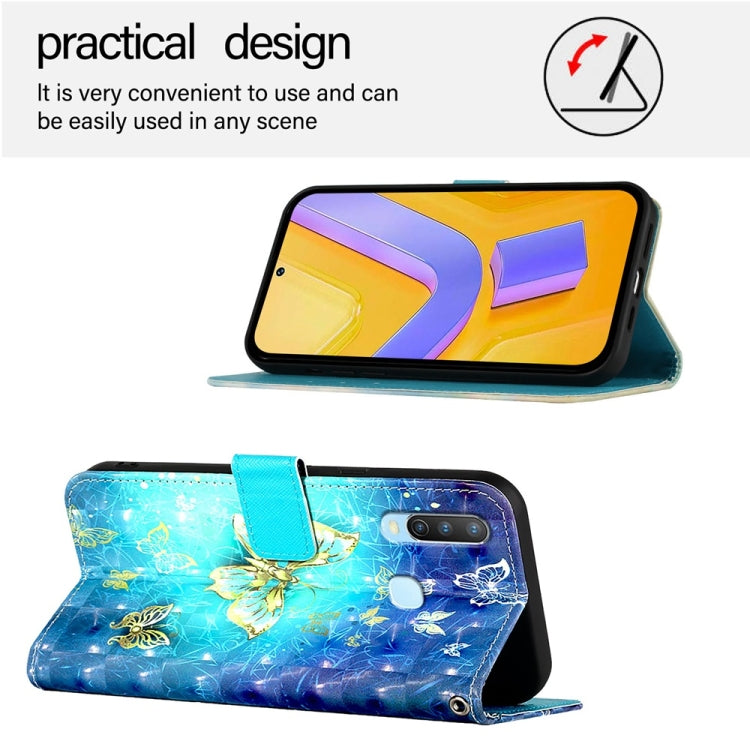 For vivo Y17 / Y15 / Y12 / Y11 3D Painting Horizontal Flip Leather Phone Case