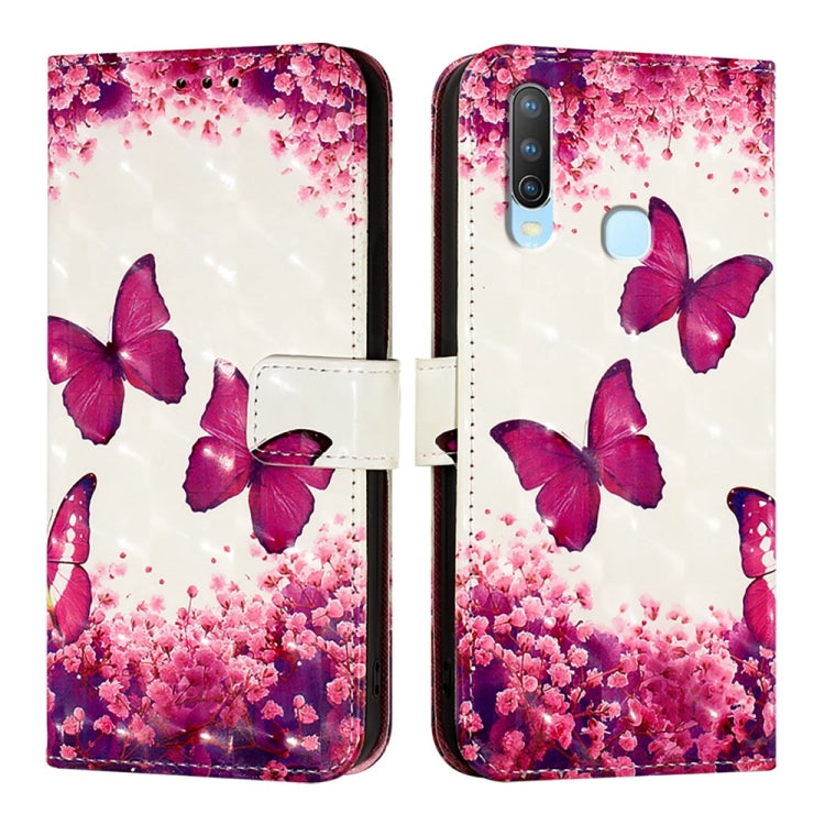 For vivo Y17 / Y15 / Y12 / Y11 3D Painting Horizontal Flip Leather Phone Case