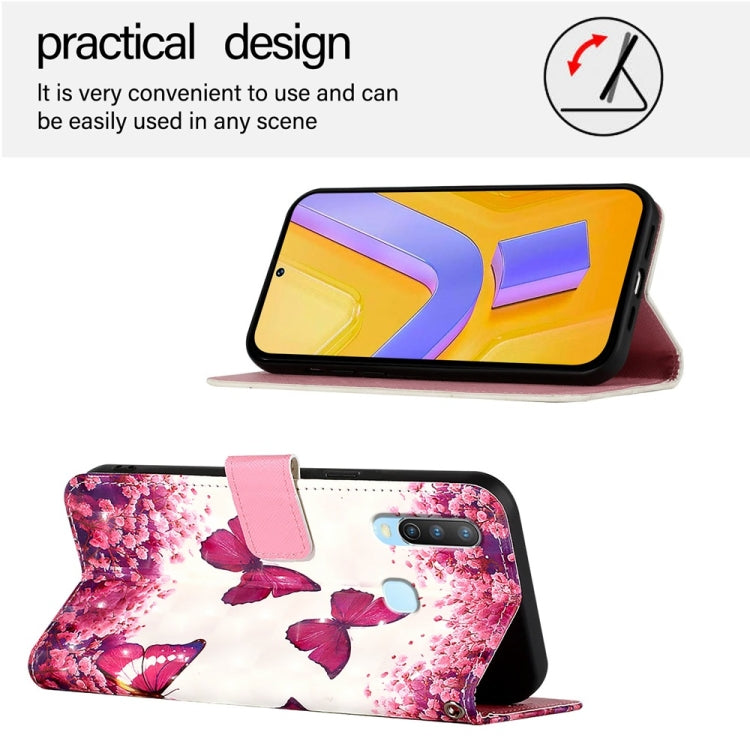 For vivo Y17 / Y15 / Y12 / Y11 3D Painting Horizontal Flip Leather Phone Case