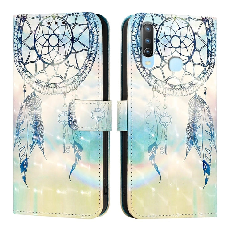 For vivo Y17 / Y15 / Y12 / Y11 3D Painting Horizontal Flip Leather Phone Case