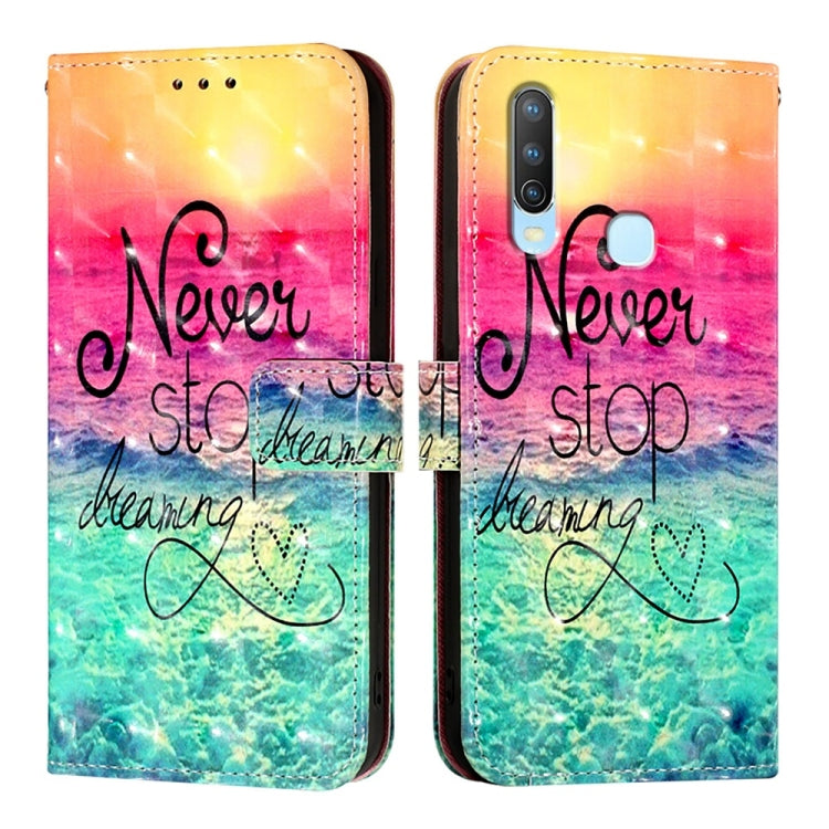For vivo Y17 / Y15 / Y12 / Y11 3D Painting Horizontal Flip Leather Phone Case