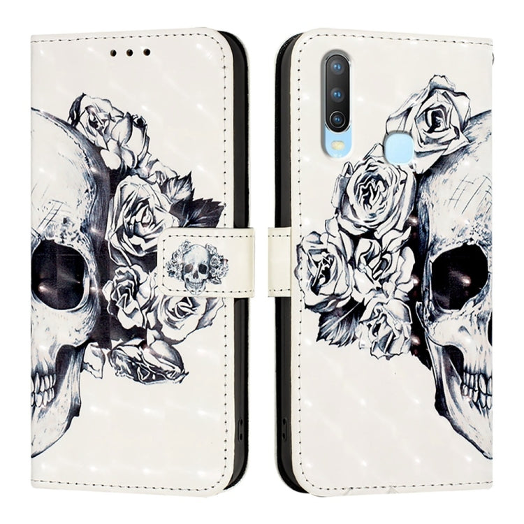 For vivo Y17 / Y15 / Y12 / Y11 3D Painting Horizontal Flip Leather Phone Case