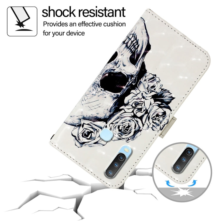 For vivo Y17 / Y15 / Y12 / Y11 3D Painting Horizontal Flip Leather Phone Case