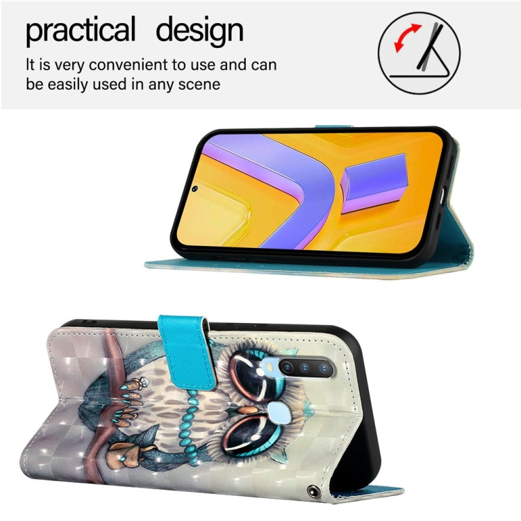For vivo Y17 / Y15 / Y12 / Y11 3D Painting Horizontal Flip Leather Phone Case