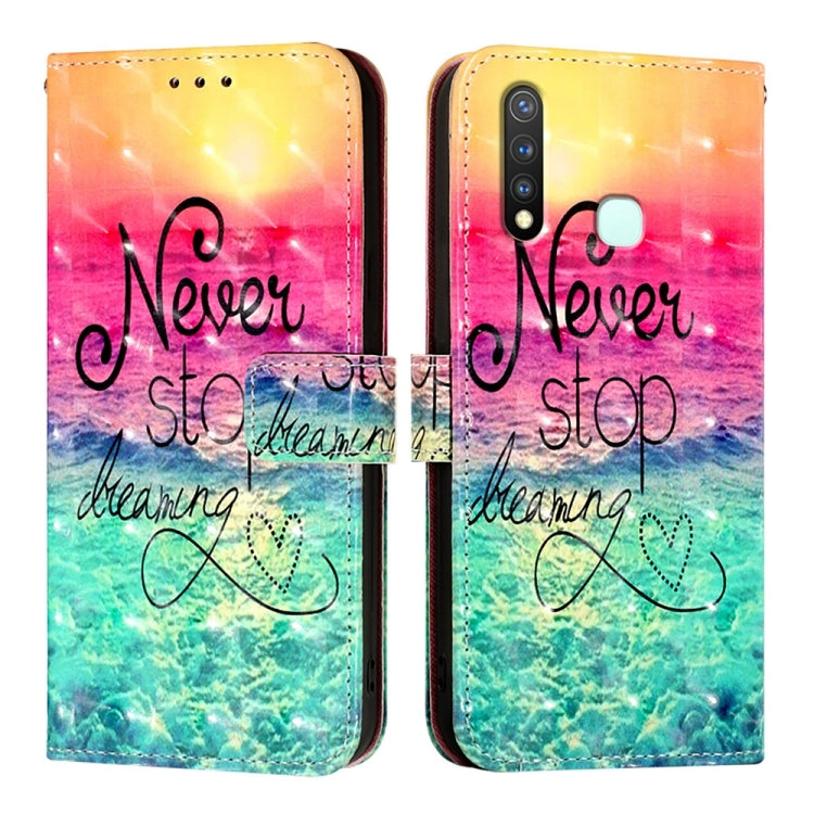 For vivo Y19 / U3 / Y5s / Z5i / U20 3D Painting Horizontal Flip Leather Phone Case