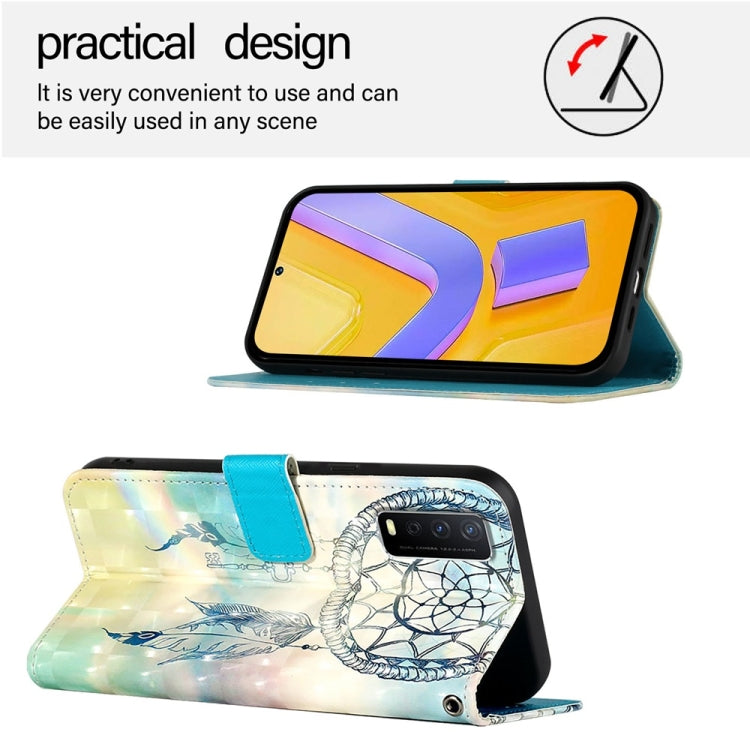 For vivo Y20 / Y20a / Y20g / Y20i / Y20s 3D Painting Horizontal Flip Leather Phone Case