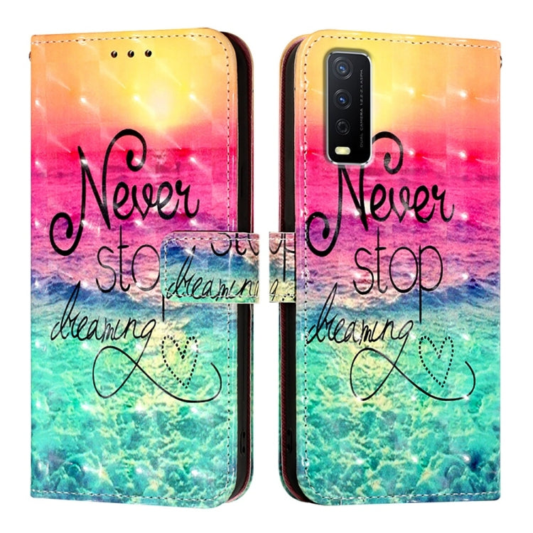 For vivo Y20 / Y20a / Y20g / Y20i / Y20s 3D Painting Horizontal Flip Leather Phone Case