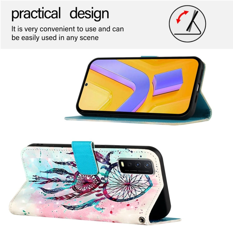 For vivo Y20 / Y20a / Y20g / Y20i / Y20s 3D Painting Horizontal Flip Leather Phone Case