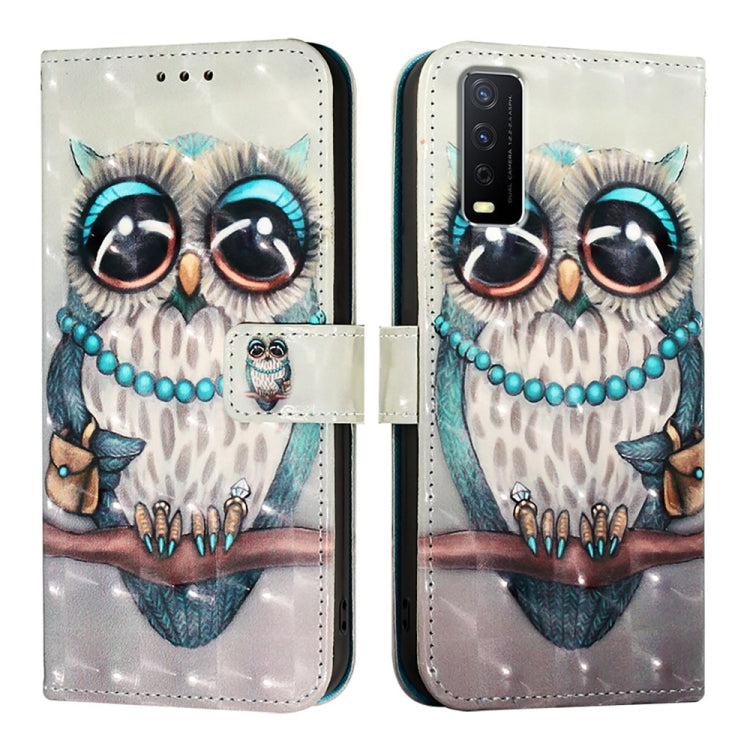 For vivo Y20 / Y20a / Y20g / Y20i / Y20s 3D Painting Horizontal Flip Leather Phone Case