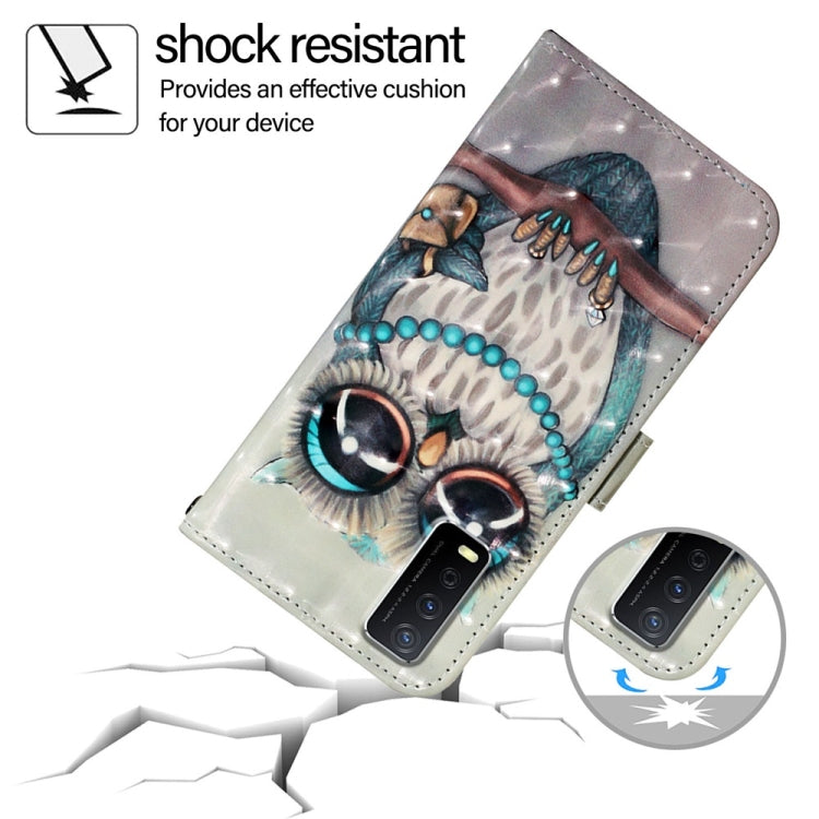 For vivo Y20 / Y20a / Y20g / Y20i / Y20s 3D Painting Horizontal Flip Leather Phone Case