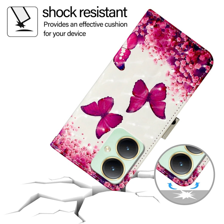 For vivo Y27 4G Global 3D Painting Horizontal Flip Leather Phone Case