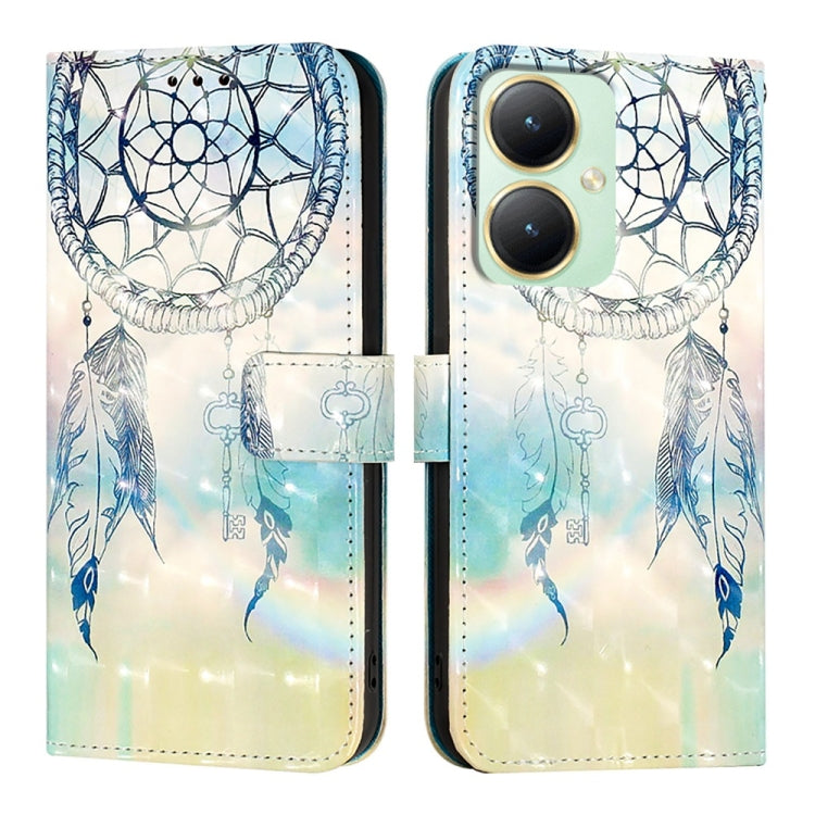 For vivo Y27 4G Global 3D Painting Horizontal Flip Leather Phone Case
