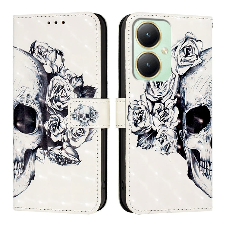 For vivo Y27 4G Global 3D Painting Horizontal Flip Leather Phone Case