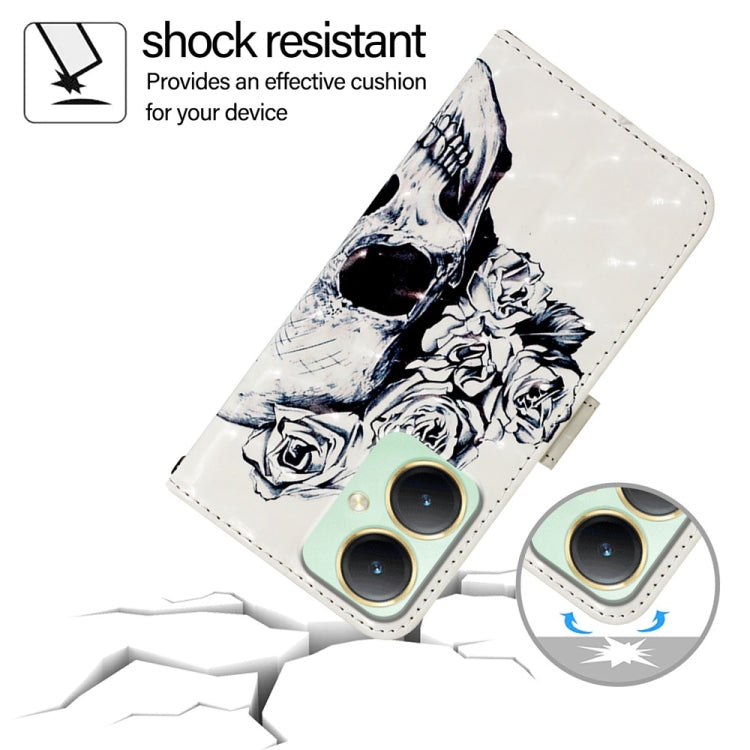 For vivo Y27 4G Global 3D Painting Horizontal Flip Leather Phone Case