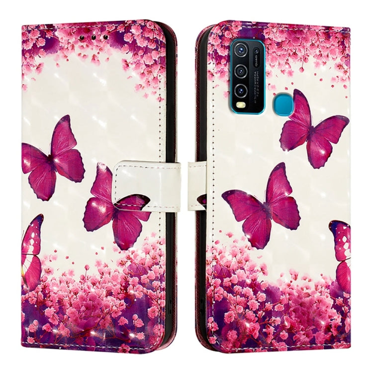 For vivo Y30 4G Global 3D Painting Horizontal Flip Leather Phone Case