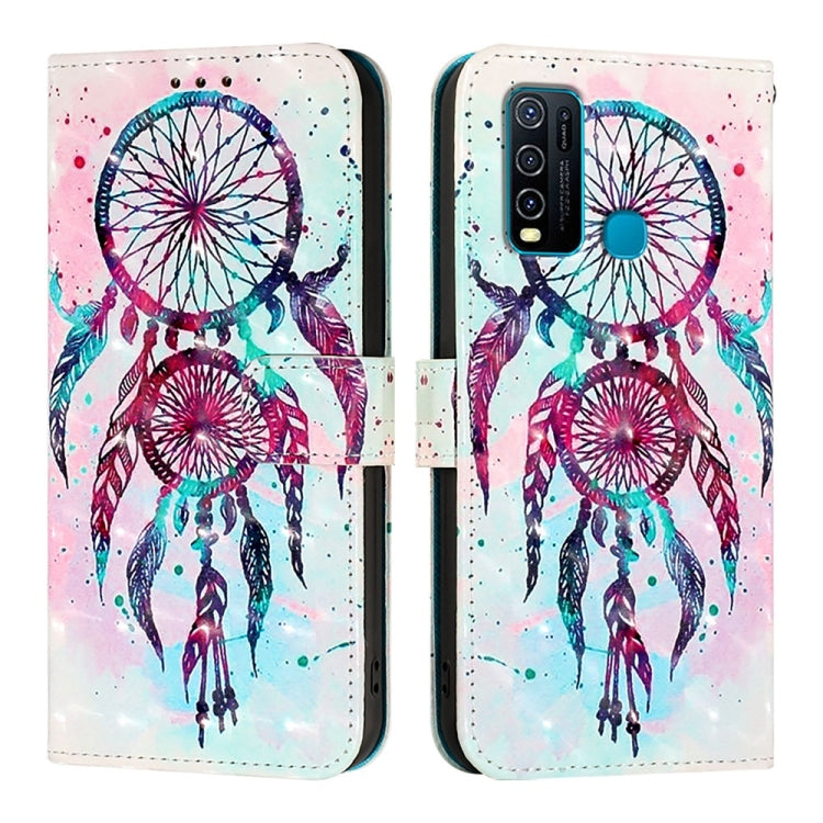 For vivo Y30 4G Global 3D Painting Horizontal Flip Leather Phone Case