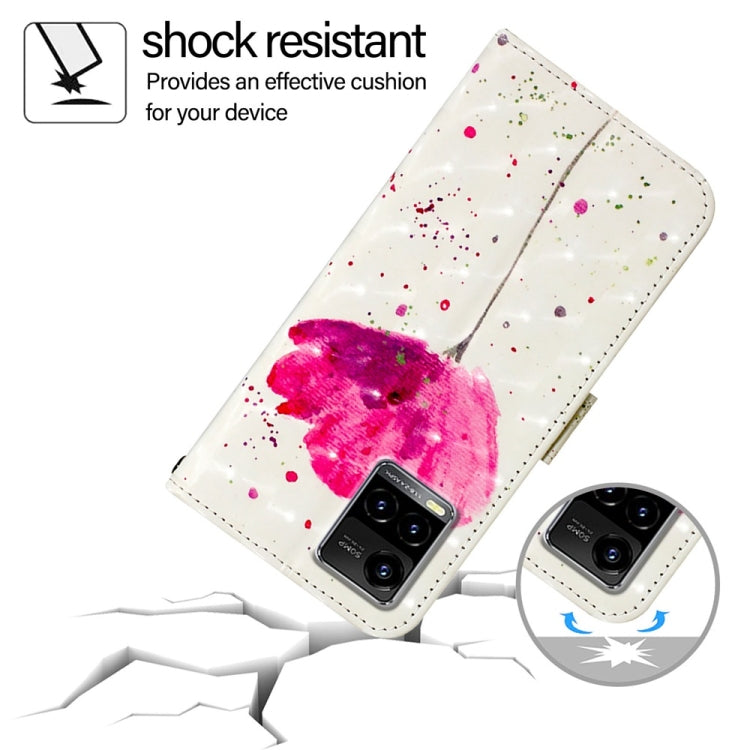 For vivo Y33s 4G Global / Y21 / Y21s / Y21t 3D Painting Horizontal Flip Leather Phone Case