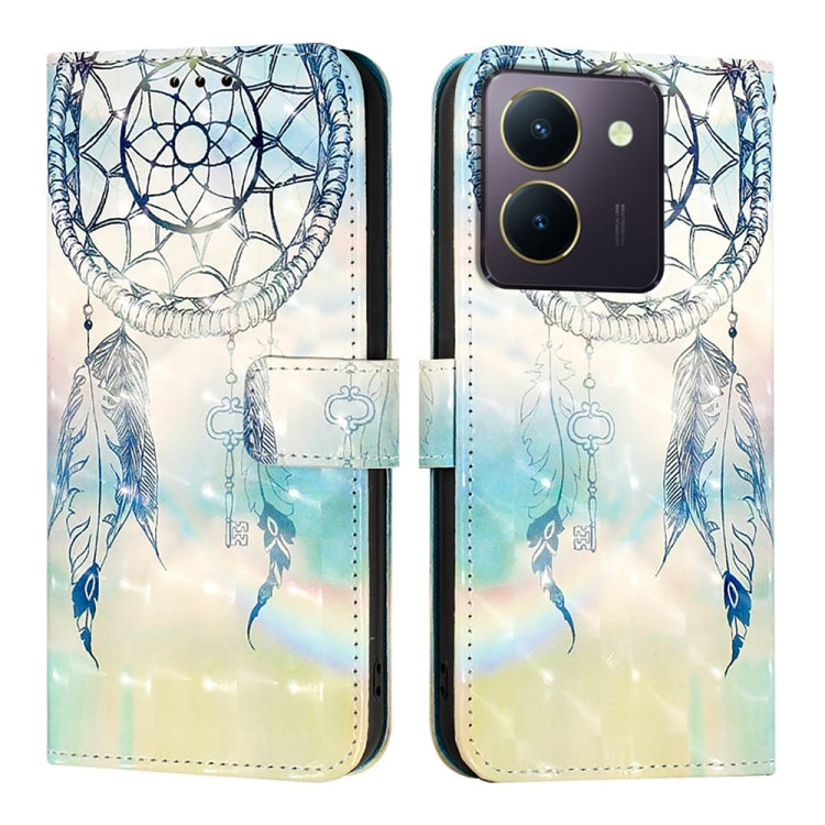 For vivo Y36 4G / 5G Global / Y36 4G India 3D Painting Horizontal Flip Leather Phone Case