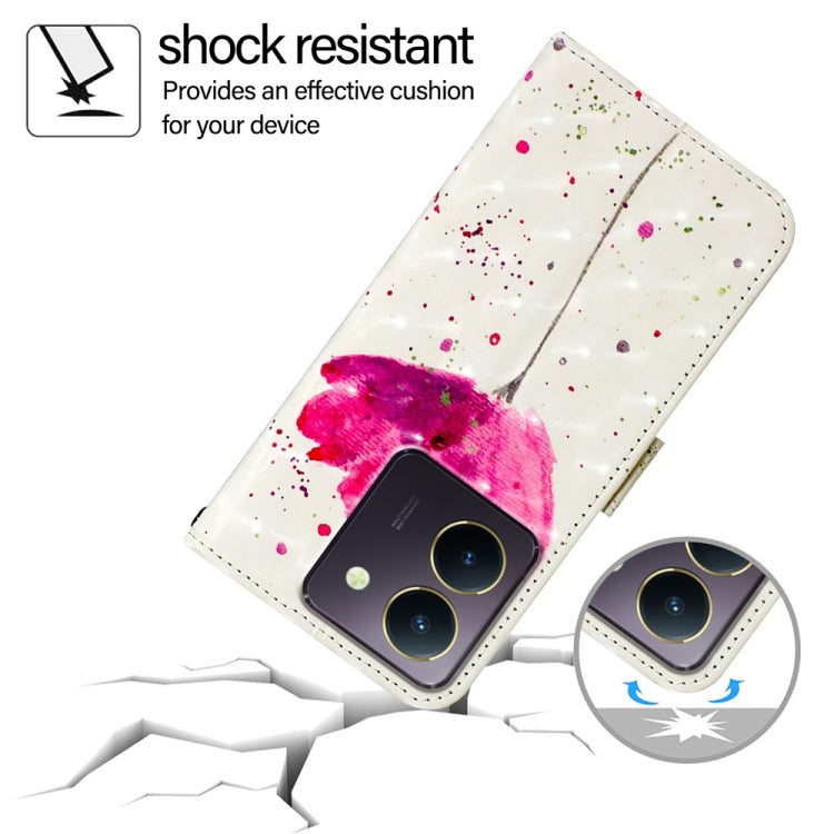 For vivo Y36 4G / 5G Global / Y36 4G India 3D Painting Horizontal Flip Leather Phone Case