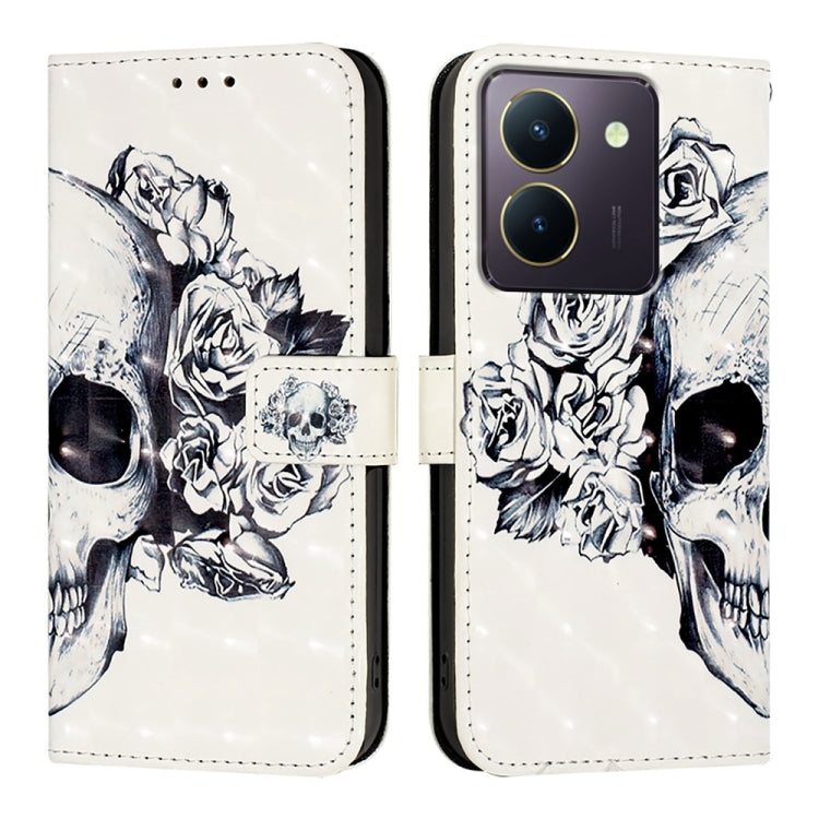 For vivo Y36 4G / 5G Global / Y36 4G India 3D Painting Horizontal Flip Leather Phone Case