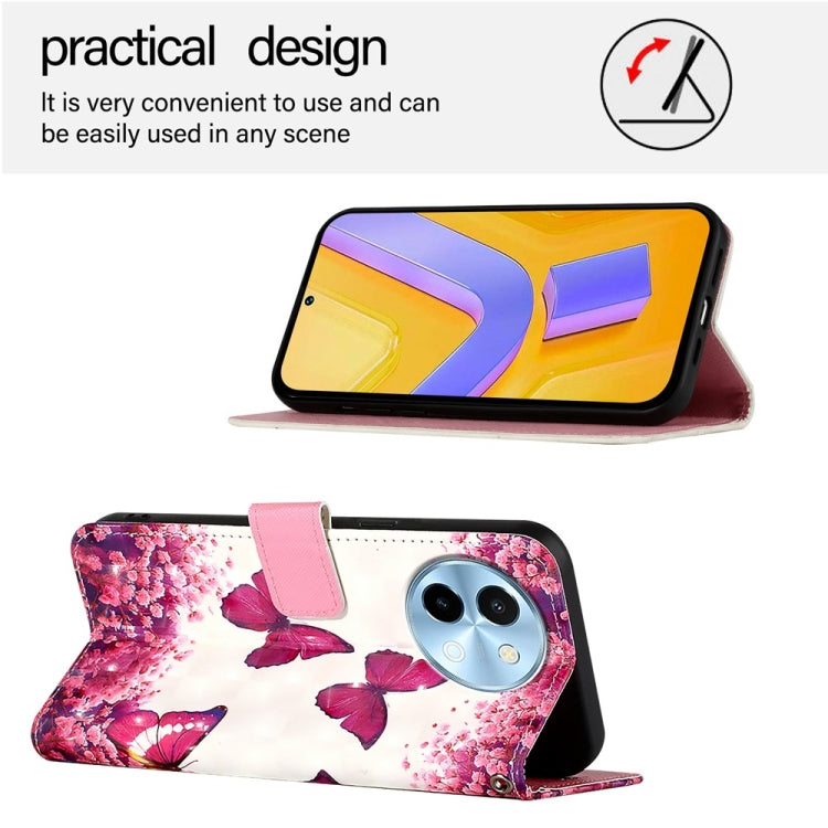 For vivo Y38 3D Painting Horizontal Flip Leather Phone Case