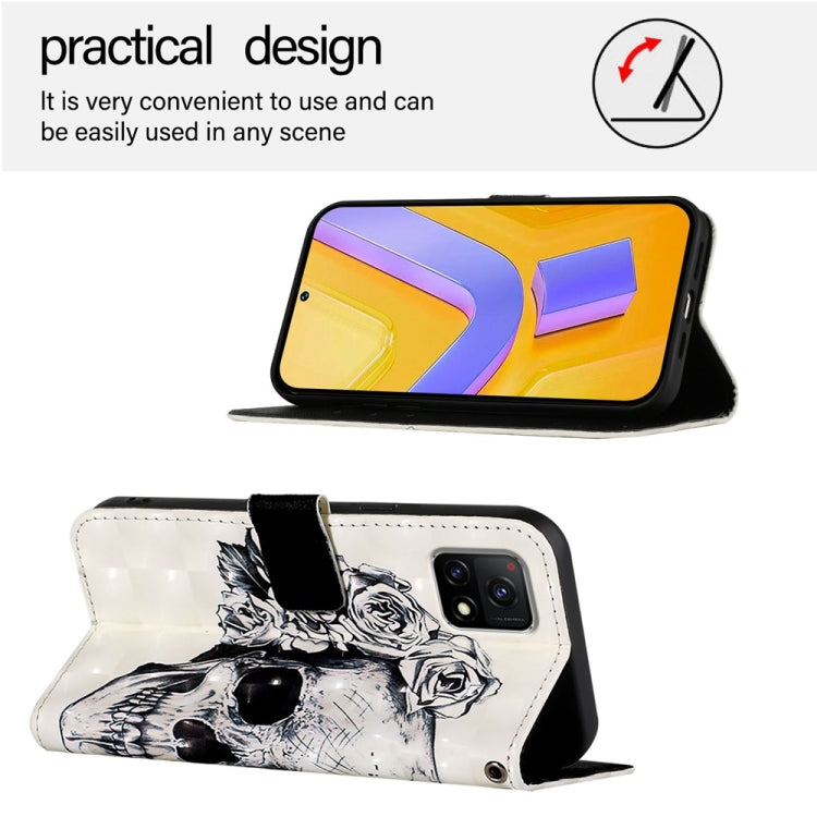 For vivo Y52s / iQOO U3 / Y31s 5G 3D Painting Horizontal Flip Leather Phone Case