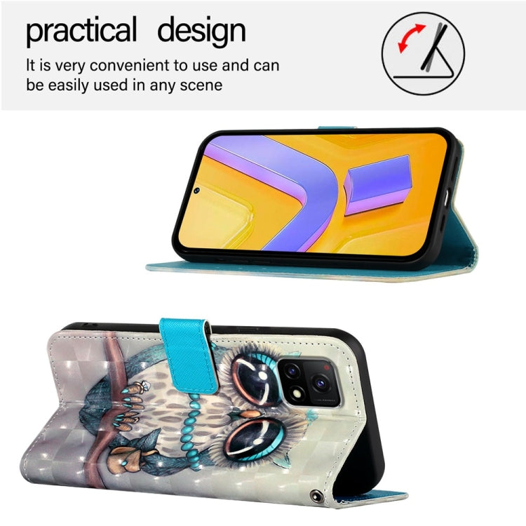 For vivo Y52s / iQOO U3 / Y31s 5G 3D Painting Horizontal Flip Leather Phone Case