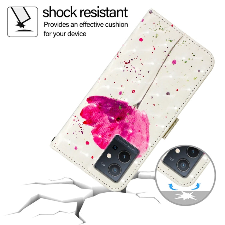 For vivo Y55 5G Global / Y55s 5G 2023 3D Painting Horizontal Flip Leather Phone Case