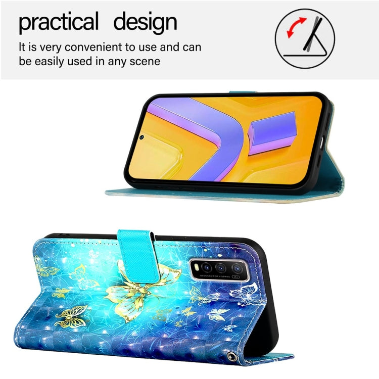 For vivo Y70S 3D Painting Horizontal Flip Leather Phone Case