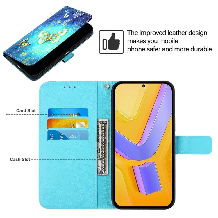 For vivo Y70S 3D Painting Horizontal Flip Leather Phone Case