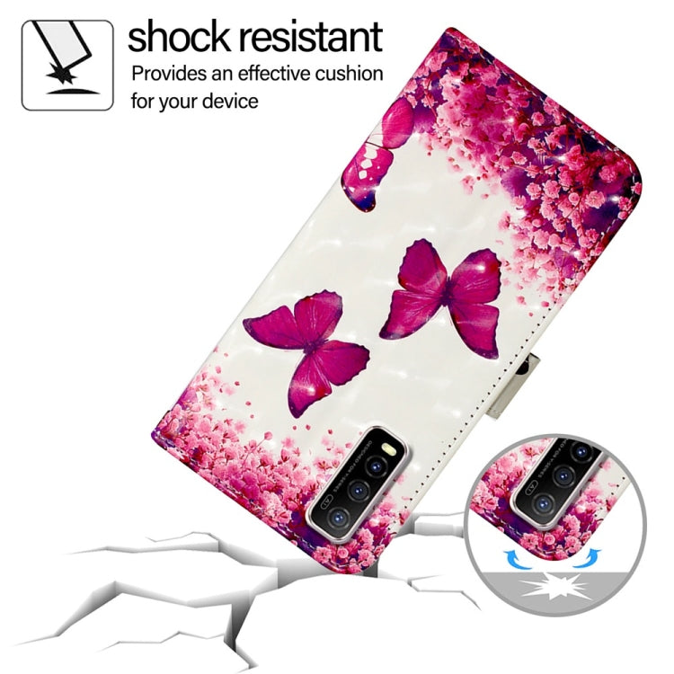 For vivo Y70S 3D Painting Horizontal Flip Leather Phone Case