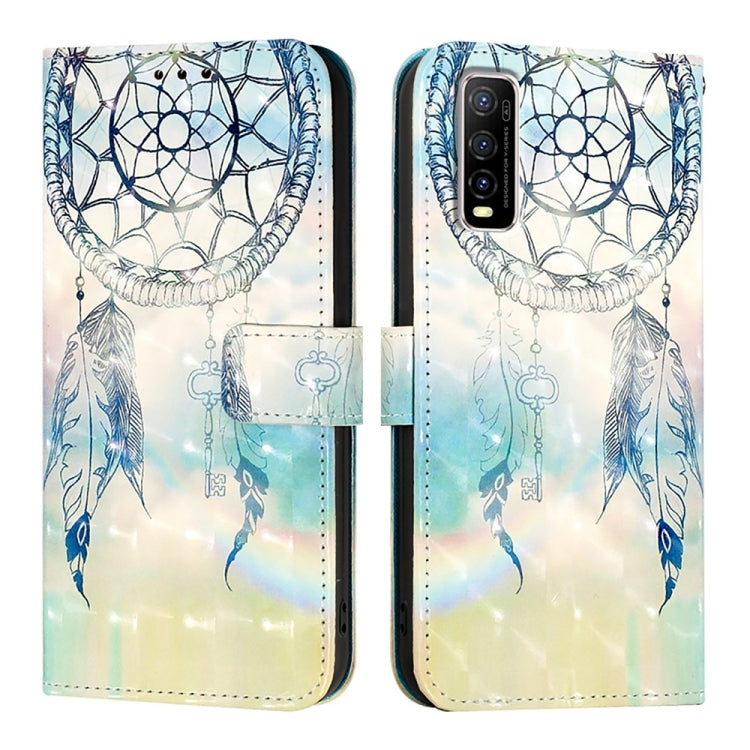 For vivo Y70S 3D Painting Horizontal Flip Leather Phone Case