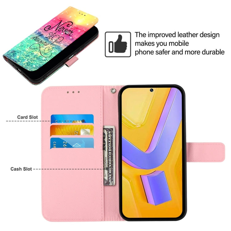 For vivo Y70S 3D Painting Horizontal Flip Leather Phone Case