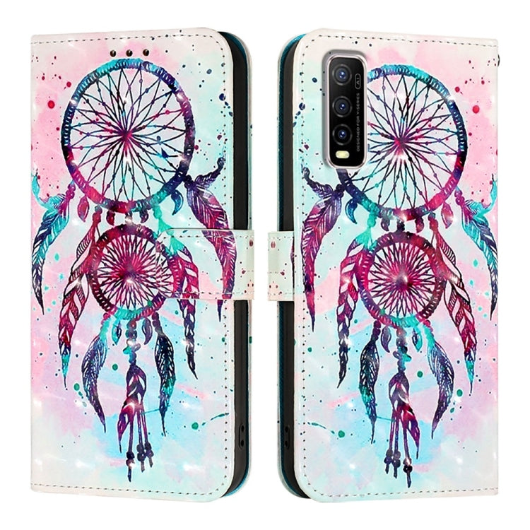 For vivo Y70S 3D Painting Horizontal Flip Leather Phone Case