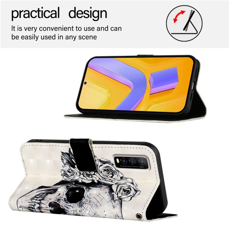 For vivo Y70S 3D Painting Horizontal Flip Leather Phone Case
