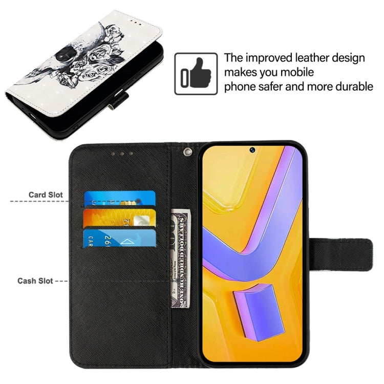 For vivo Y70S 3D Painting Horizontal Flip Leather Phone Case