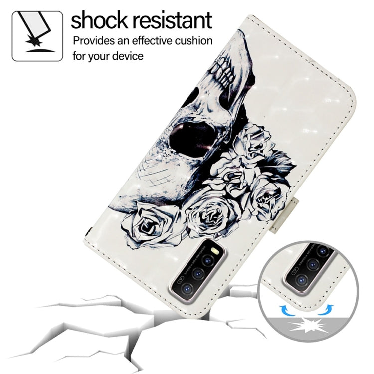 For vivo Y70S 3D Painting Horizontal Flip Leather Phone Case