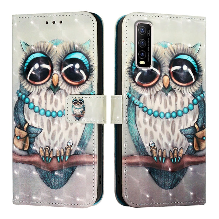 For vivo Y70S 3D Painting Horizontal Flip Leather Phone Case