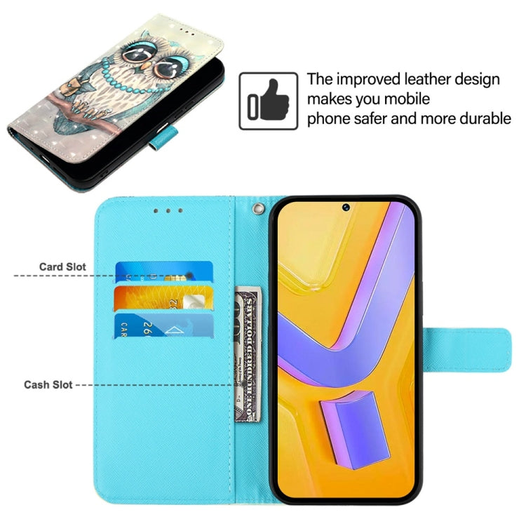 For vivo Y70S 3D Painting Horizontal Flip Leather Phone Case