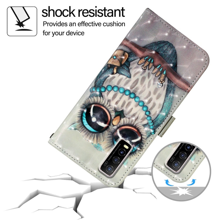 For vivo Y70S 3D Painting Horizontal Flip Leather Phone Case